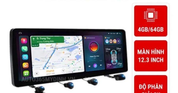 màn hình android liền cam 360 icar elliview q5