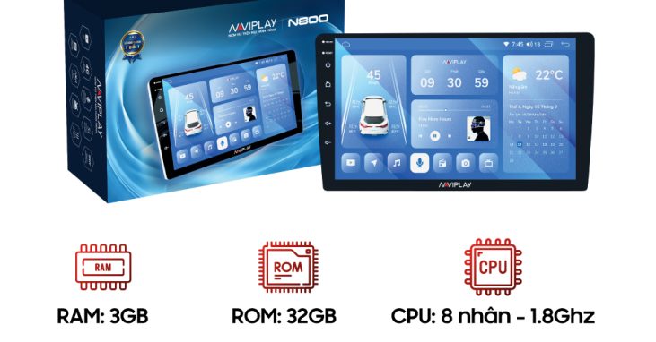 Màn hình giải trí ô tô NAVIPLAY N800