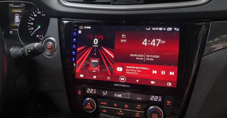 màn hình nissan xtrail