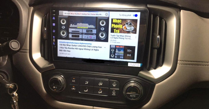 màn hình ô tô gotech cho xe colorado 2017-2018