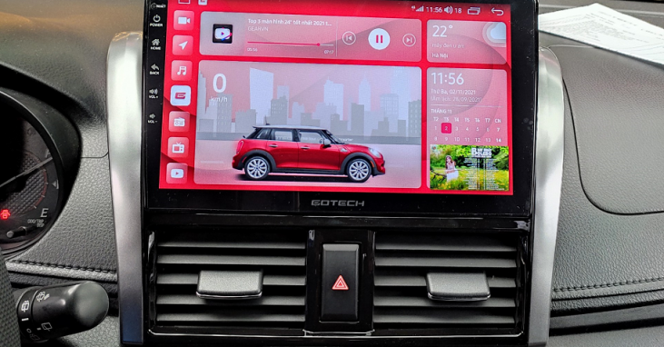 màn hình toyota yaris