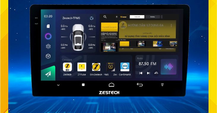 Màn hình ô tô Zestech ZX10 tại Panda Auto