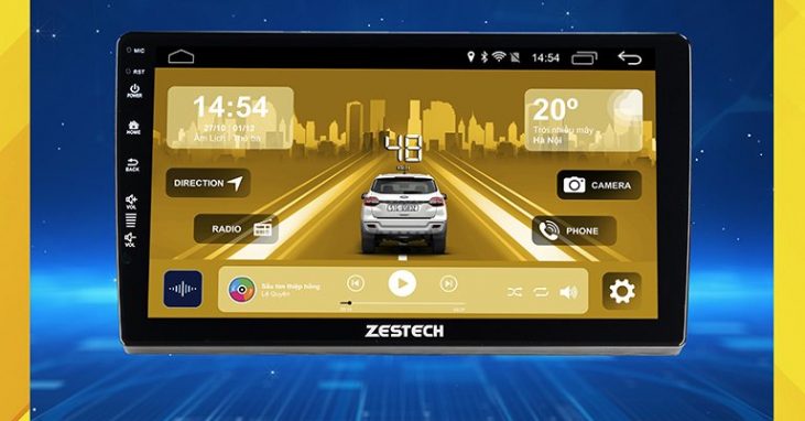 màn hình zestech z800 new slim