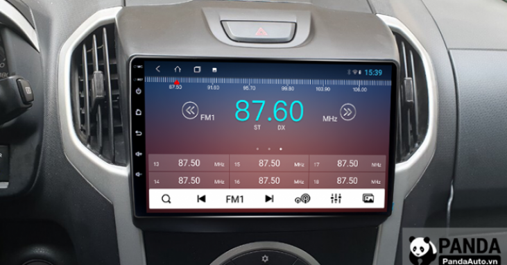 màn hình gotech cho xe chevrolet colorado 2015-2016