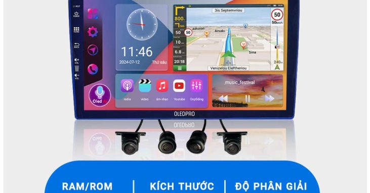 Màn hình Oled Pro A6s tại Panda Auto