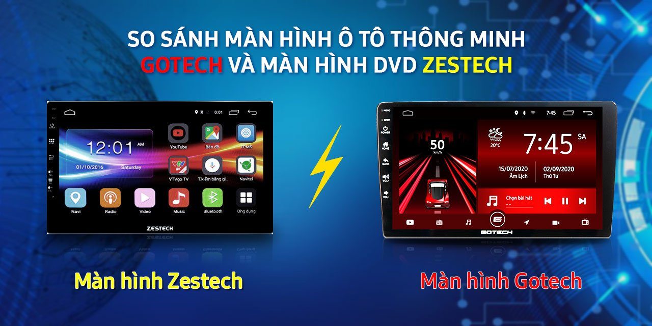 so-sanh-man-hinh-o-to-thong-minh-gotech-và-man-hinh-dvd-zestech-panda-auto