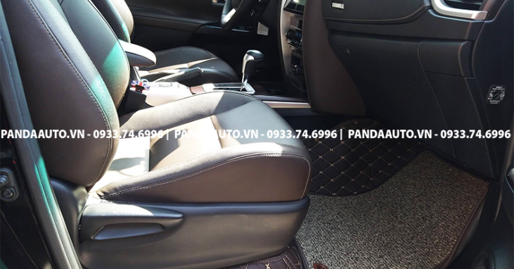 Thảm lót sàn ô tô 5D 6D Toyota Fortuner cao cấp