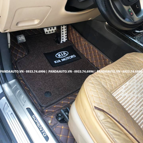 Thảm lót sàn ô tô 5D, 6D xe Kia Sorento - Nhiều mẫu HOT