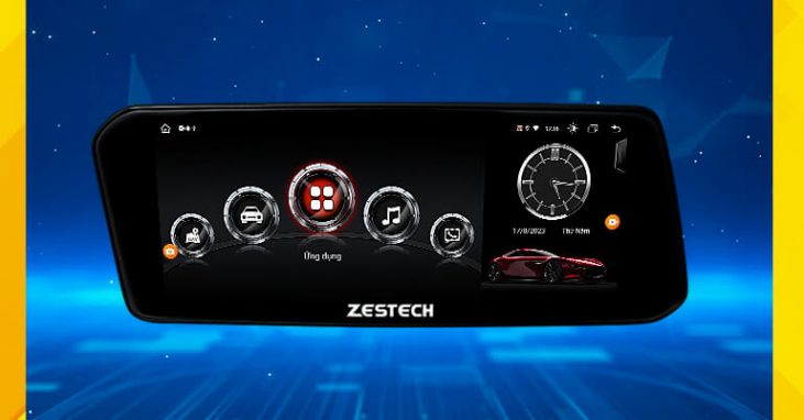 màn hình zestech mazda 3 mlk